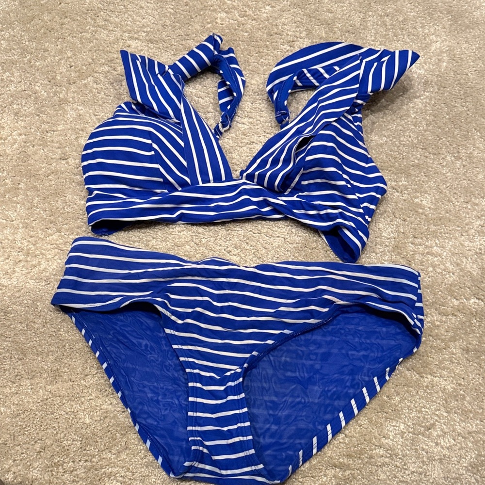 Sea Level bikini.  Size 12 top & 10 bottom.